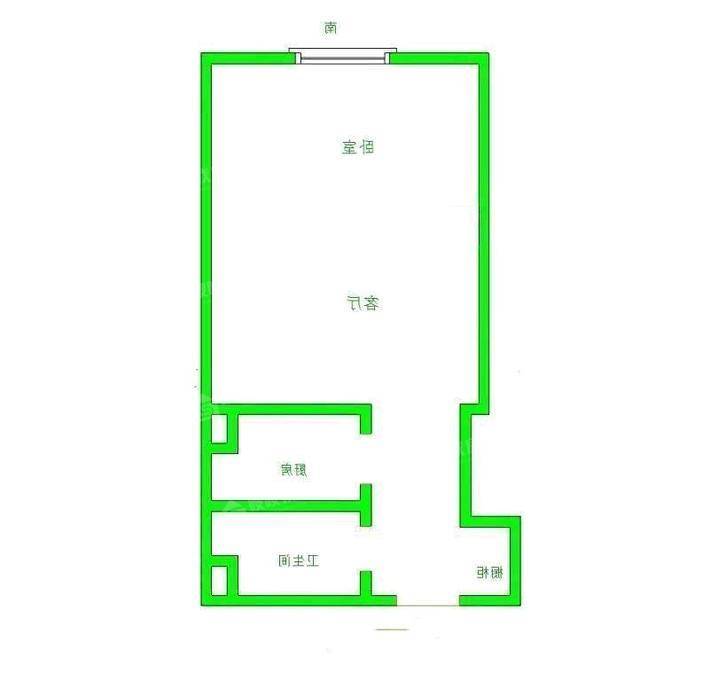 鼓楼上城西院1室1厅1卫50㎡