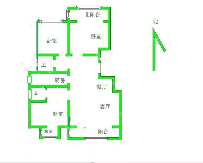 滨河龙韵3室2厅2卫117㎡