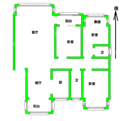 医专小区（新医专宿舍）3室2厅2卫146㎡