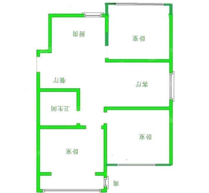 世纪家园3室2厅1卫110㎡