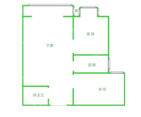 众和凤凰城2室2厅2卫95㎡