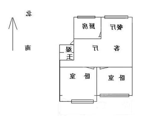 天成郡府东区2室2厅1卫98㎡