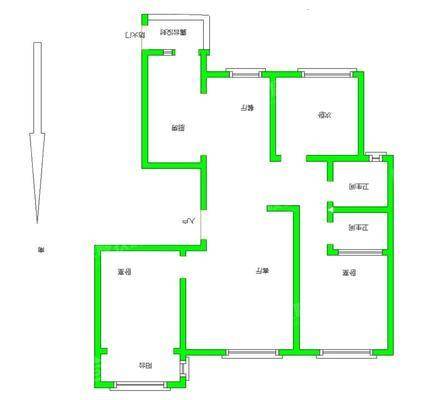 天成郡府东区3室2厅2卫142㎡