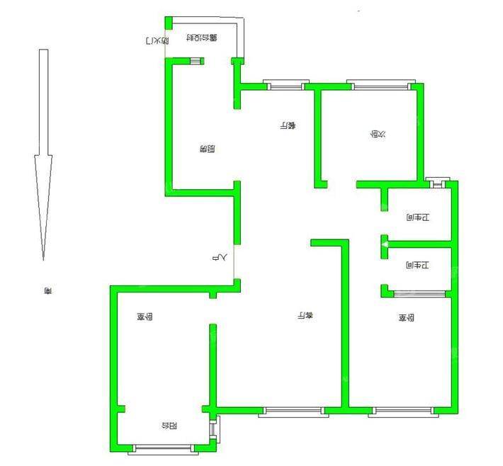 天成郡府东区3室2厅2卫142㎡