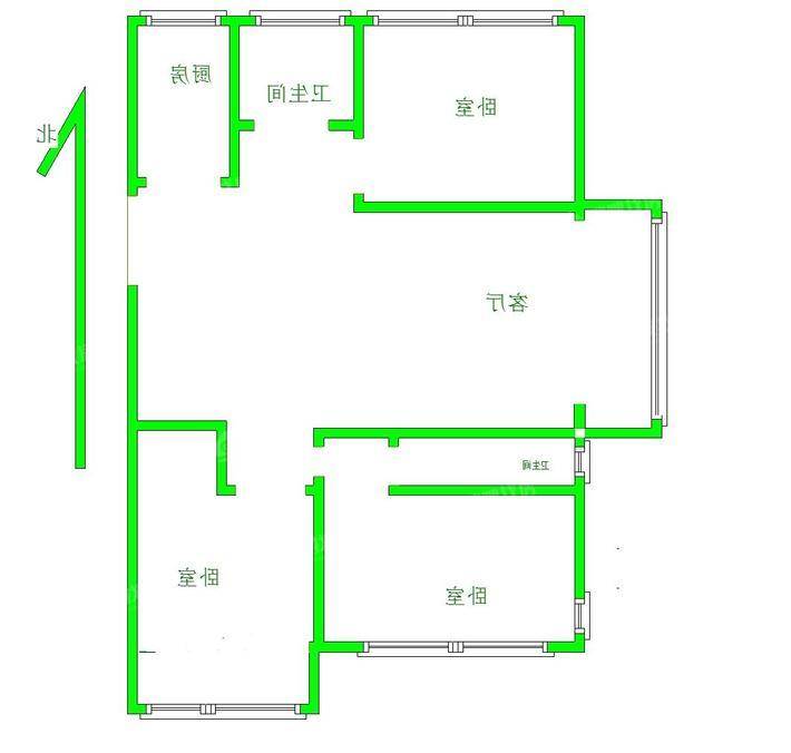 世纪福邸3室2厅2卫138㎡
