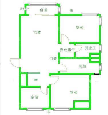 宏宇城（A区）3室2厅1卫118㎡