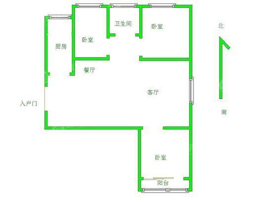 长芦世纪城3室2厅1卫115㎡
