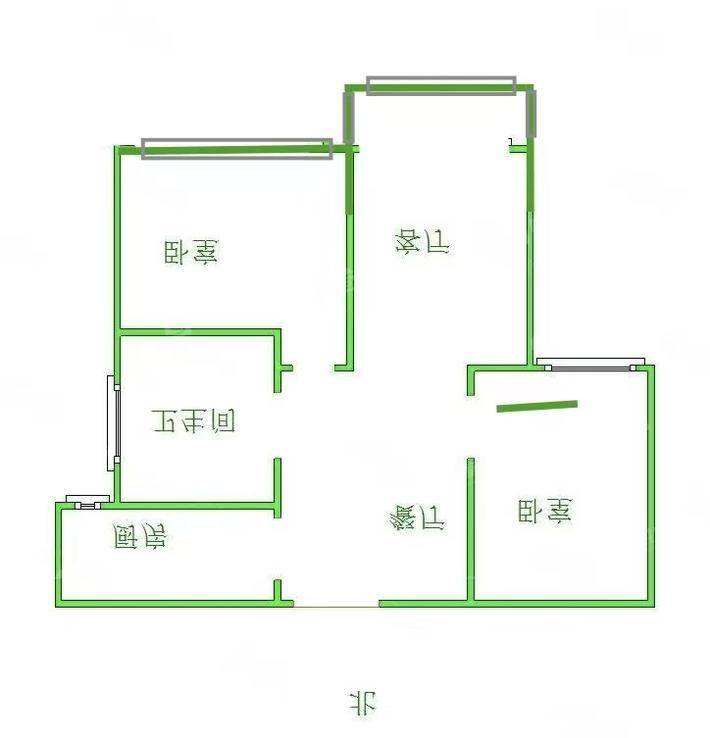 世纪家园2室1厅1卫84㎡