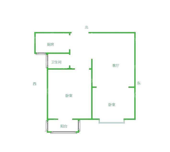 化机厂（菜市场）2室1厅1卫40㎡