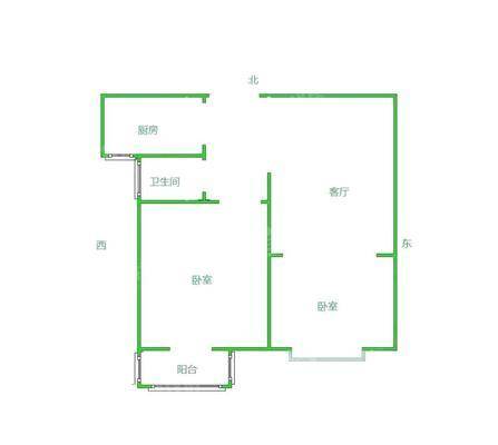 化机厂（菜市场）2室1厅1卫40㎡