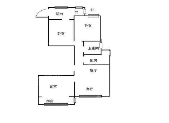 贻成御景狮城3室2厅1卫108㎡