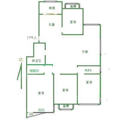 荣盛丽水花庭4室2厅2卫155㎡