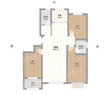 金狮国际一期3室2厅2卫123㎡