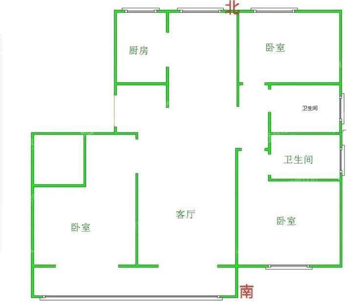 新城玺樾春秋3室2厅2卫124㎡