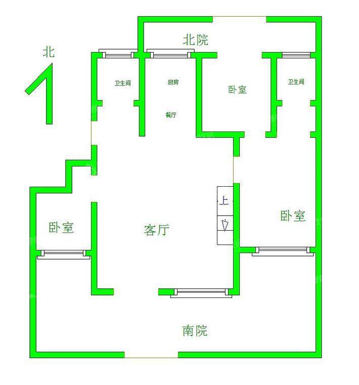 天成和园5室3厅2卫174㎡