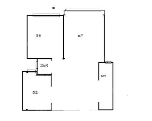 禧福荷堂C区2室1厅1卫89㎡