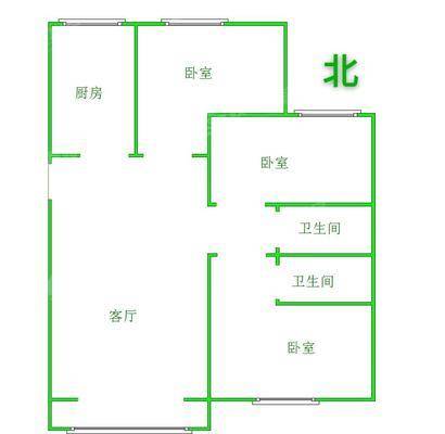 一世界书香华府3室2厅2卫133㎡