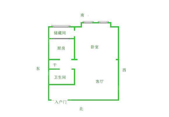 恒顺世纪中心1室1厅1卫63㎡