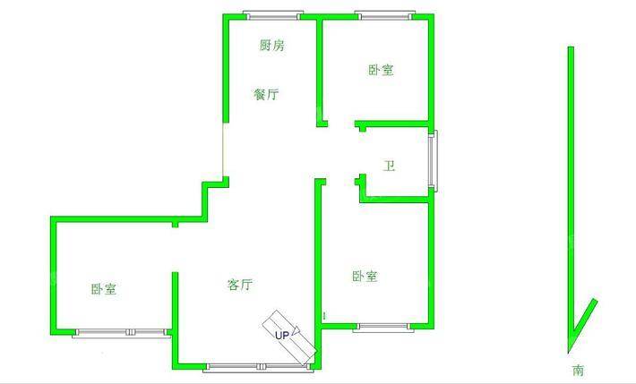 天成名著一期3室2厅1卫112㎡