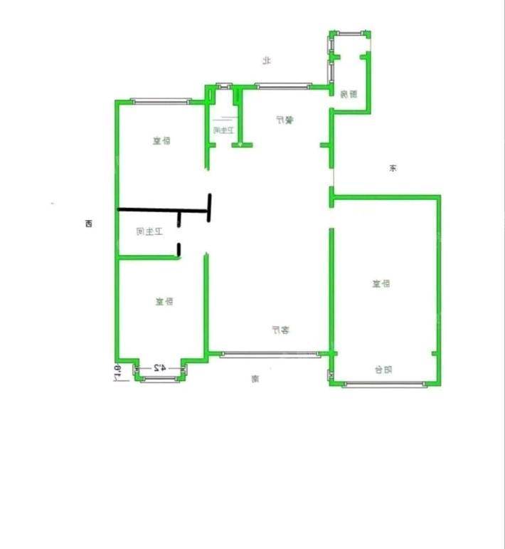 天成郡府东区3室2厅2卫136㎡