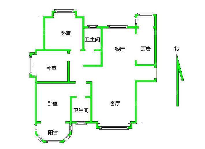 泰和世家（南区）3室2厅2卫128㎡