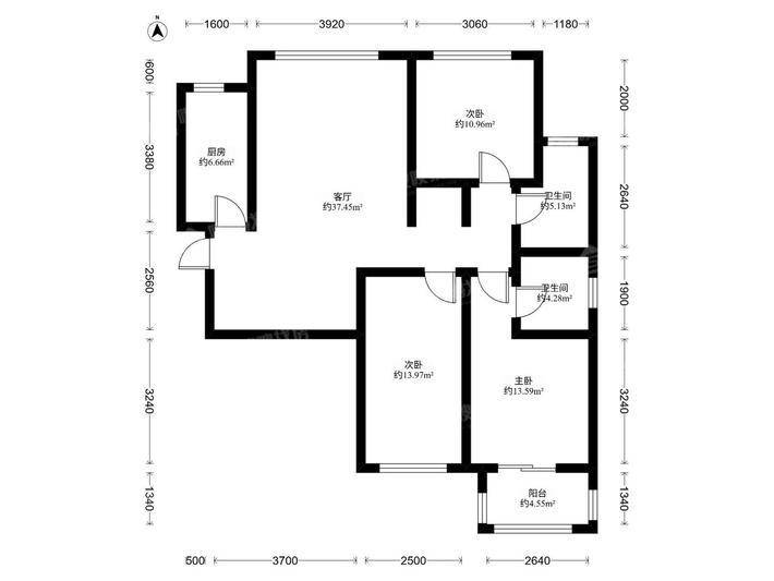 凤凰城（C区）3室2厅2卫135㎡