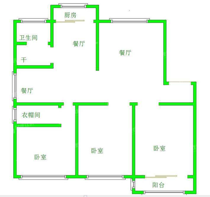 金阳小区3室2厅2卫144㎡