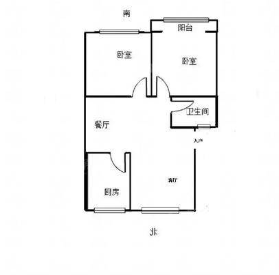 佳和小区2室2厅1卫89㎡