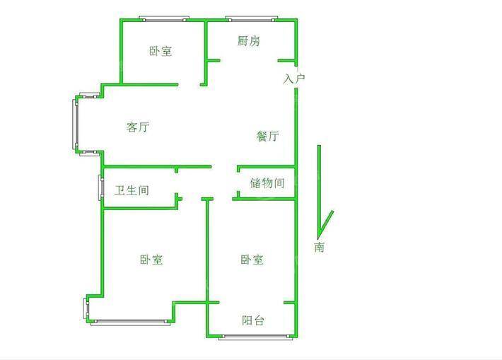 信友城市之光3室2厅1卫117㎡
