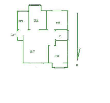 阿尔卡迪亚锦绣天地A区3室2厅1卫89㎡