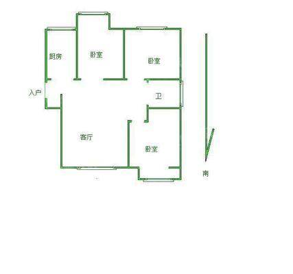 阿尔卡迪亚锦绣天地A区3室2厅1卫89㎡