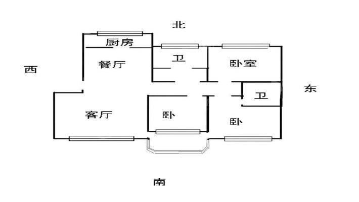 万泰家园3室2厅2卫130㎡