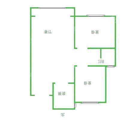 嘉禾一方三期2室2厅1卫94㎡