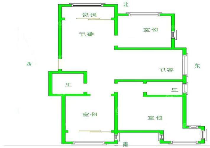 天成郡府东区3室2厅1卫134㎡