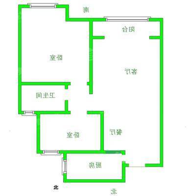 荣盛香堤荣府2室2厅1卫85㎡