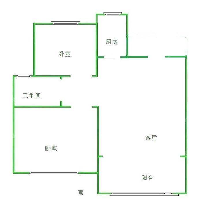 大运河新村（安运佳苑）2室2厅1卫95㎡