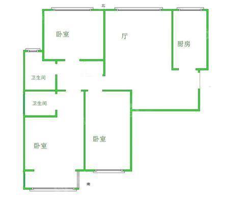 凤凰城（C区）3室2厅2卫136㎡