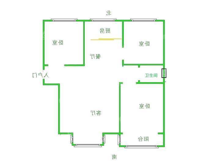 凤凰城（B区）3室2厅1卫112㎡
