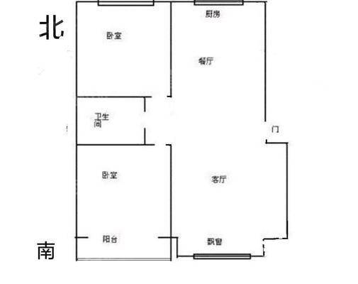 欣欣家园2室2厅1卫95㎡