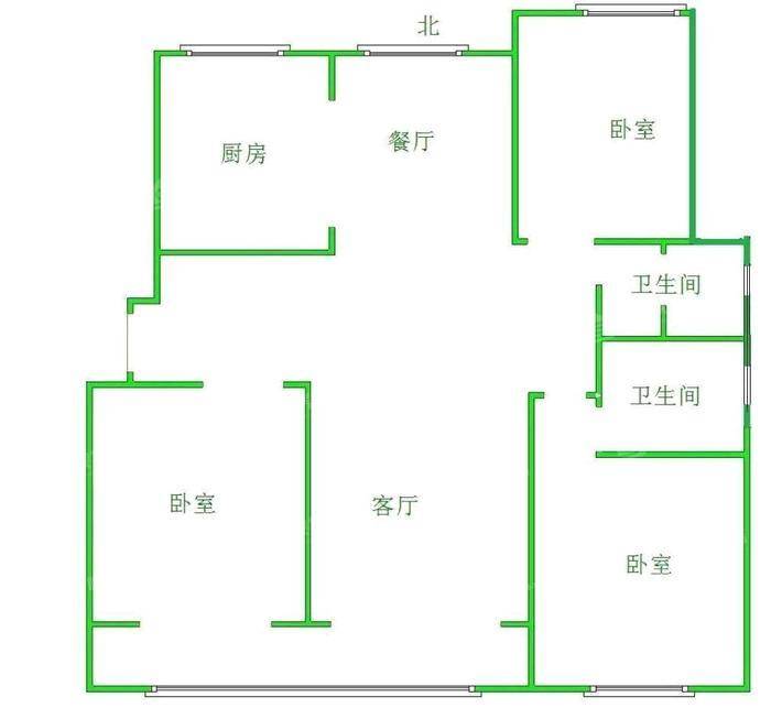 颐和荣盛华府（北区）3室2厅2卫139㎡