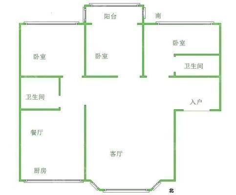 鑫达康居园3室2厅2卫130㎡