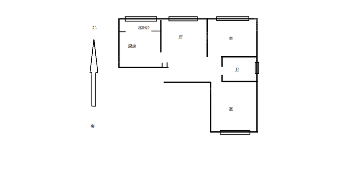 禧福荷堂C区2室1厅1卫81㎡