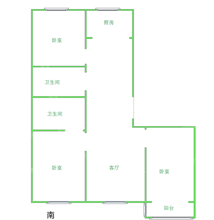 百合世嘉3室2厅2卫133㎡
