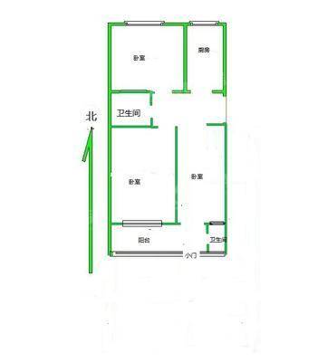 南新村社区3室1厅2卫68㎡