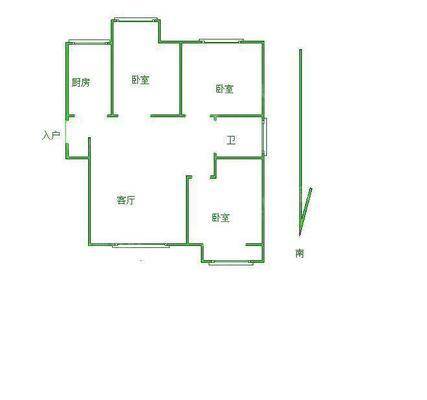 阿尔卡迪亚锦绣天地A区3室2厅1卫90㎡