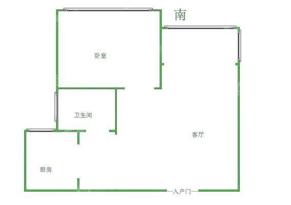 阿尔卡迪亚锦绣天地A区1室1厅1卫55㎡