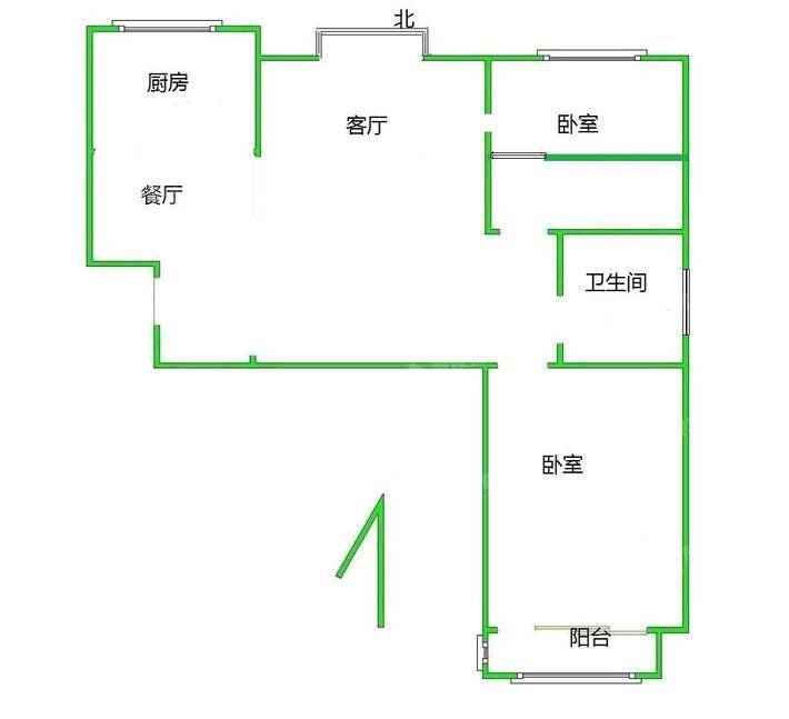 颐和文园西院3室2厅1卫104㎡