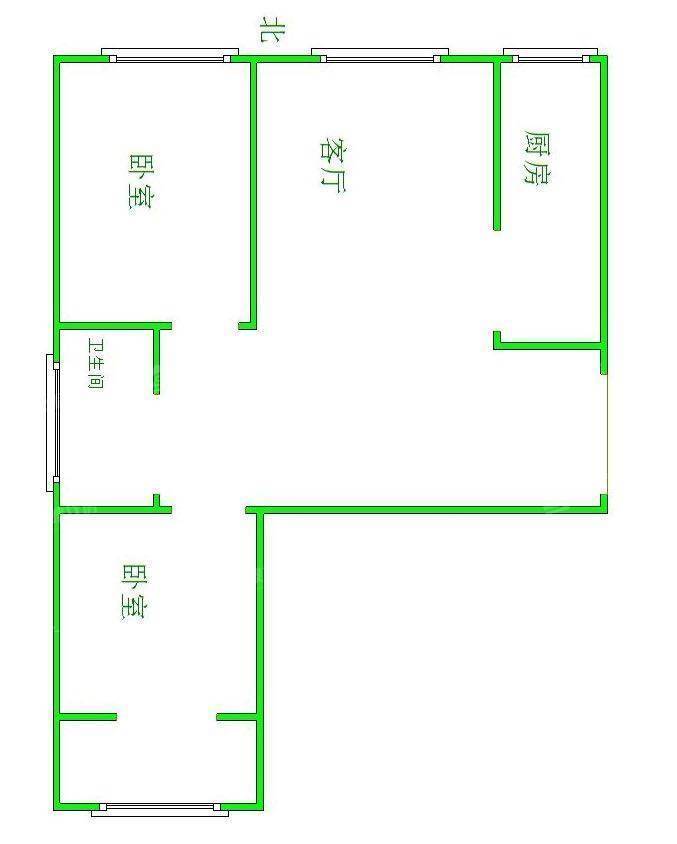 流津时代西区（5）2室2厅1卫82㎡