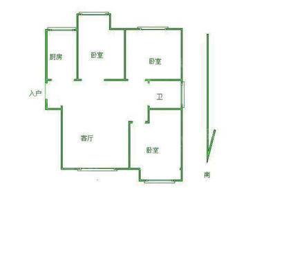 阿尔卡迪亚锦绣天地A区3室2厅1卫89㎡