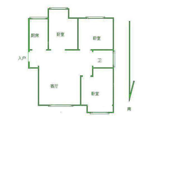 阿尔卡迪亚锦绣天地A区3室2厅1卫89㎡